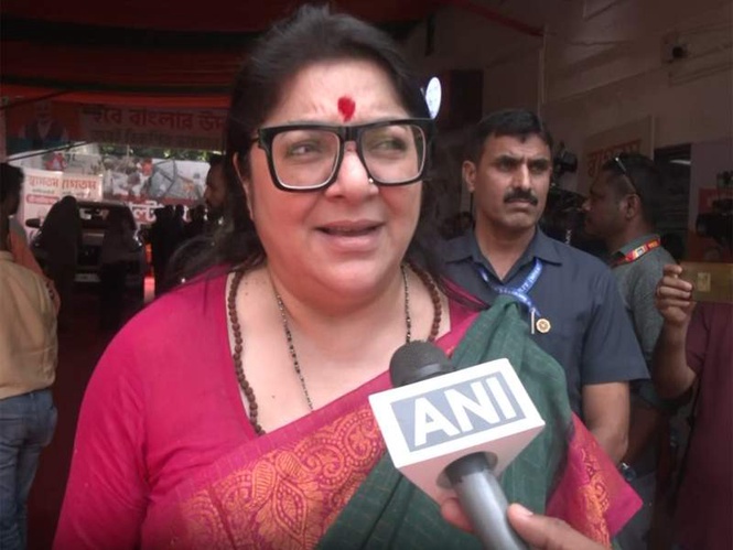 Image from: "BJP tsunami sweeping through North Bengal": Locket Chatterjee amid ongoing assembly polls