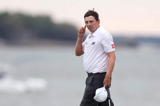 Image from: Matt Fitzpatrick responds when asked if he feels like he’s overlooked as a threat during majors