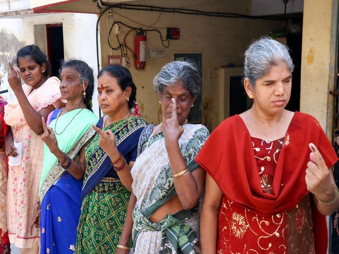 Image from: Tamil Nadu polls: Visually impaired voters cast votes in Srirangam assembly constituency of Tiruchirappalli