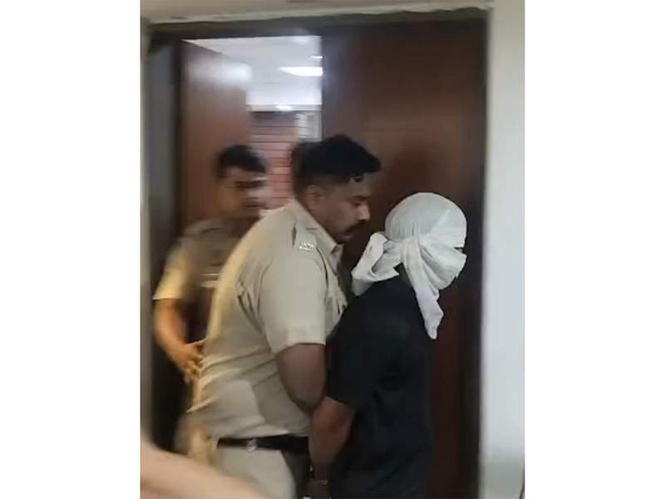 Image from: IRS officer's daughter's rape-murder: Court grants four-day custody of accused Rahul Meena to Delhi Police
