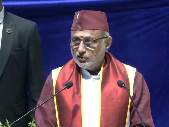 Image from: Vice President Radhakrishnan attends AIIMS Rishikesh convocation, highlights India's global role during COVID