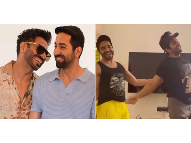 Image from: Ayushmann Khurrana stirs nostalgia as he remembers dancing to 'Roop Di Rani' with brother Aparshakti Khurana