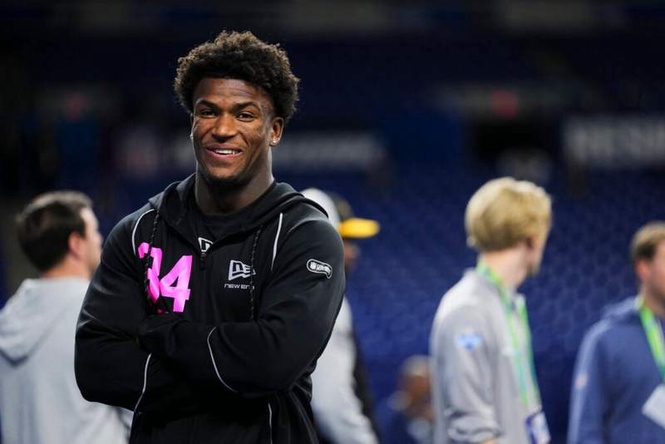 Image from: Caleb Downs faces potential drop out of the top five in the draft despite elite status
