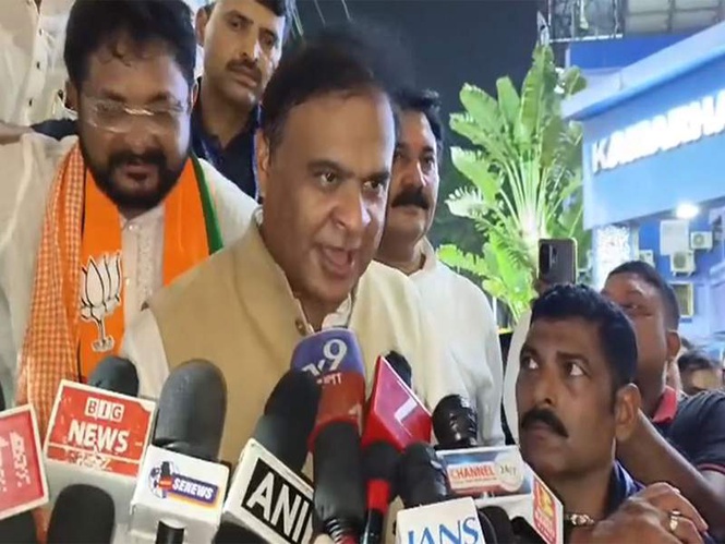 Image from: "We will teach a lesson to those who attacked BJP candidates..." Assam CM Himanta Biswa Sarma