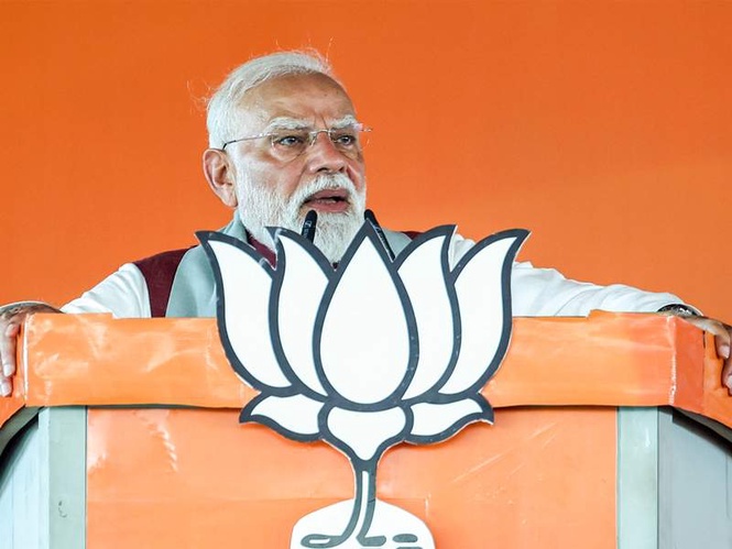 Image from: "Heartfelt congratulations to people's representatives on Panchayati Raj Day!": PM Modi