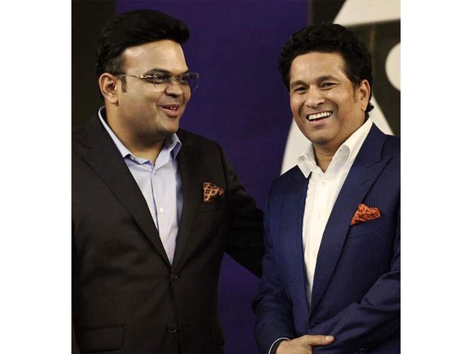 Image from: ICC Chairman Jay Shah extends birthday wishes to 'Master Blaster' Sachin Tendulkar
