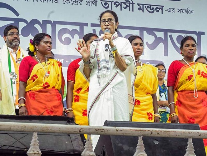 Image from: "Those who believe they can run Bengal from Delhi are deeply mistaken": Mamata Banerjee