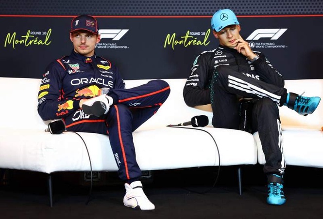 Image from: George Russell explains why Mercedes contract clause gives him confidence despite Max Verstappen links