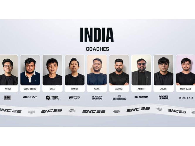 Image from: India's coaches confirmed for Esports Nations Cup 2026