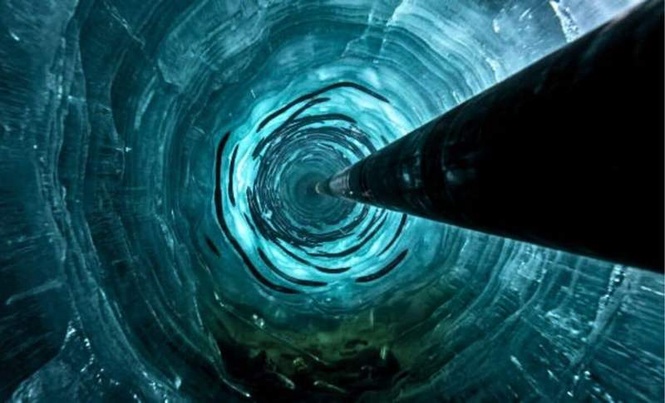 Image from: China Drilled Through 3,413 Meters of Antarctic Ice and Opened a Gateway to a Lake Frozen in Time