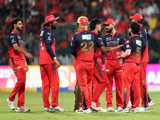 Image from: RCB joins elite IPL venue club, scripts record 200-plus chase after dominant win over GT