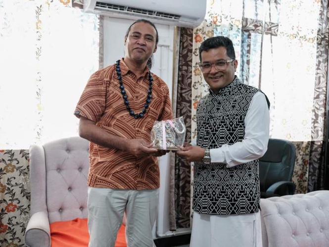 Image from: MoS Pabitra Margherita holds talks on expanding cooperation with Tuvalu Acting Health min