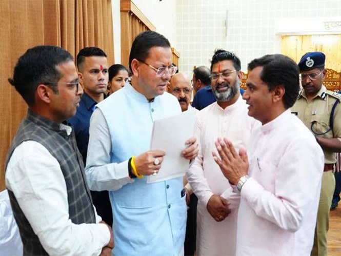 Image from: Uttarakhand: CM Dhami holds public hearing, orders time-bound grievance redressal