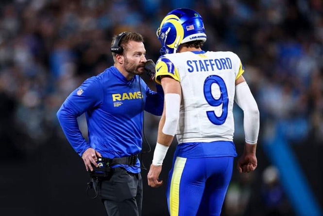 Image from: Sean McVay clarifies Matthew Stafford’s role after LA Rams drafted Ty Simpson