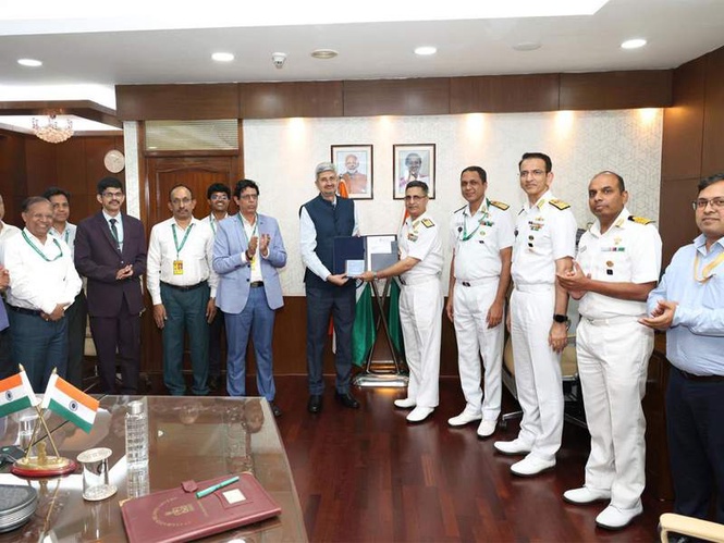 Image from: DRDO, Indian Navy achieve milestone in Hydrodynamic testing for frontline warship project
