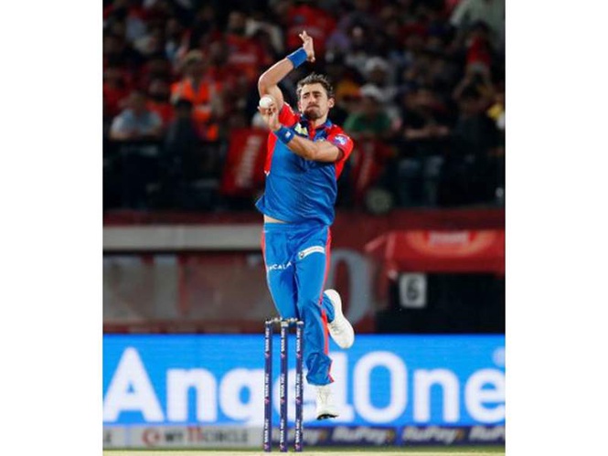 Image from: Mitchell Starc available from May 1 clash against RR: DC Cricket Director Rao