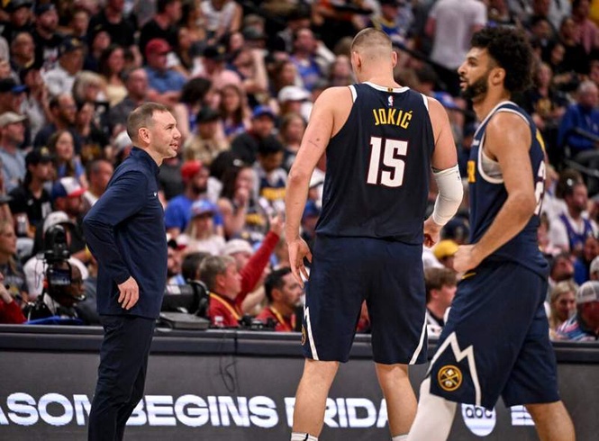 Image from: What David Adelman and Nikola Jokic said about Jaden McDaniels layup that sparked brawl