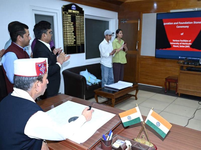 Image from: Himachal CM Sukhu inaugurates, lays foundation stones of projects worth Rs 34.31 crore