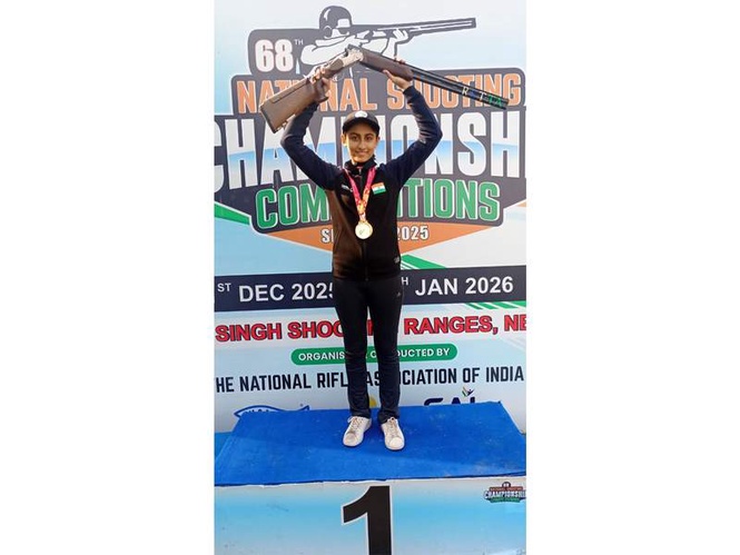 Image from: ISSF: India wins two medals on final day, finishes on top of medal tally