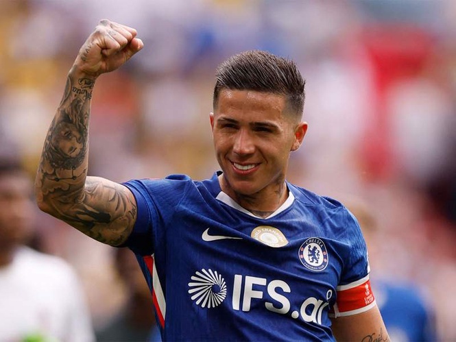 Image from: Enzo Fernandez secures FA Cup final spot for Chelsea after 1-0 win over Leeds United