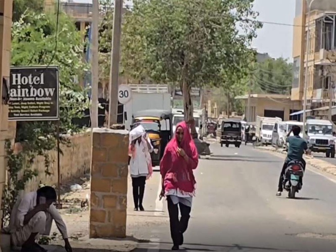 Image from: Rajasthan: Jaisalmer sizzles at 46°C as heatwave intensifies