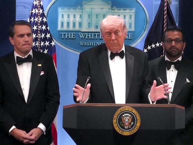 Image from: 'Religious thing': Trump claims 'anti-Christian' bias behind White House Correspondents' dinner shooting