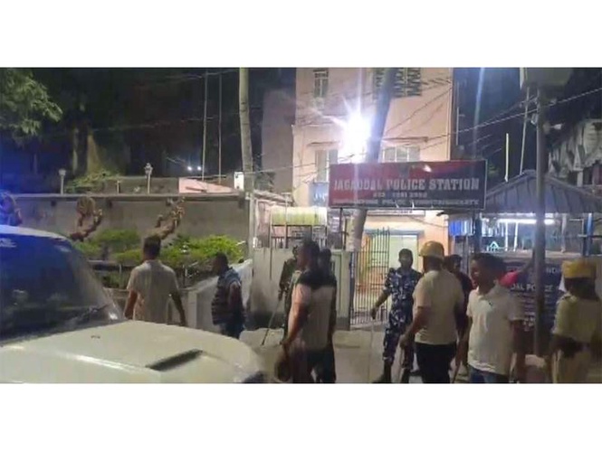 Image from: West Bengal polls: Four arrested in connection with TMC-BJP workers' clash in Jagatdal