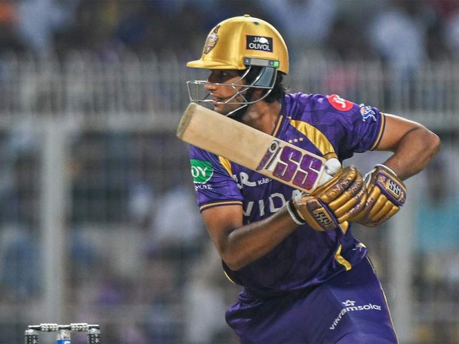 Image from: IPL 2026: KKR's Angkrish Raghuvanshi fined 20% match fee for Code of Conduct breach