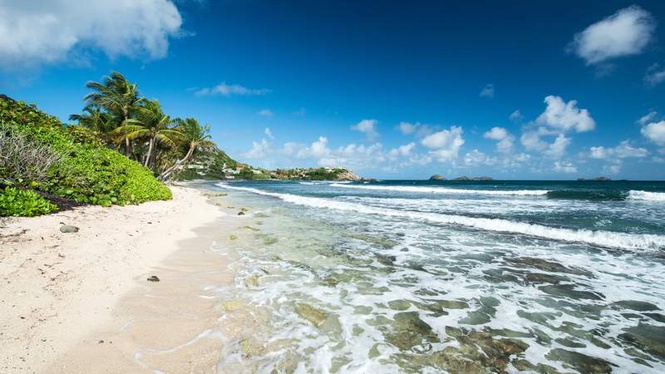 Image from: In Saint Barts, these 5 tropical beaches—between turquoise waters and golden sand—are among the most spectacular in the Caribbean