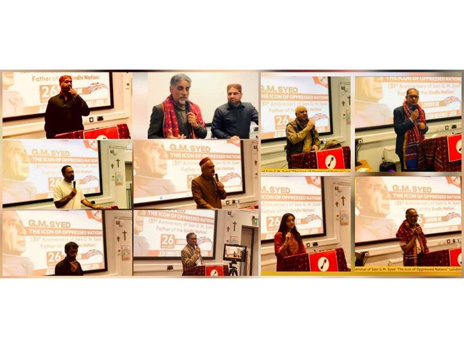 Image from: JSFM Seminar in London marks GM Syed Anniversary, calls for self-determination and release of political prisoners