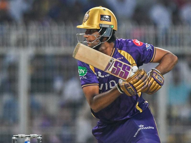 Image from: Rohan Gavaskar questions "obstructing the field" dismissal of Angkrish Raghuvanshi during KKR vs LSG IPL 2026 clash
