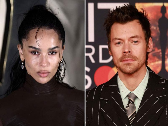 Image from: Harry Styles, Zoe Kravitz spark engagement buzz; insider says "he is completely smitten"