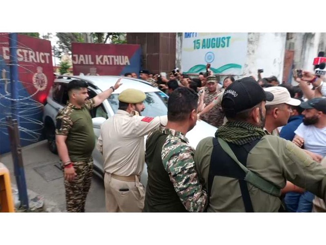 Image from: J-K: AAP MLA Mehraj Malik released from Kathua jail after HC quashes PSA case