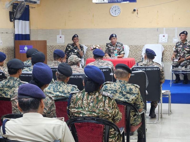 Image from: SSB DG chairs high-level review meeting, assesses election preparedness ahead of West Bengal Phase 2 polling
