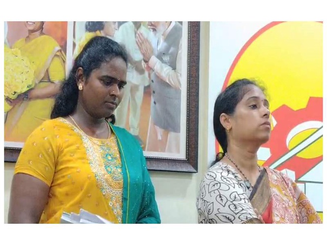 Image from: Streets to Secretariat: Transgender woman gets new life as personal assistant to Andhra MLA