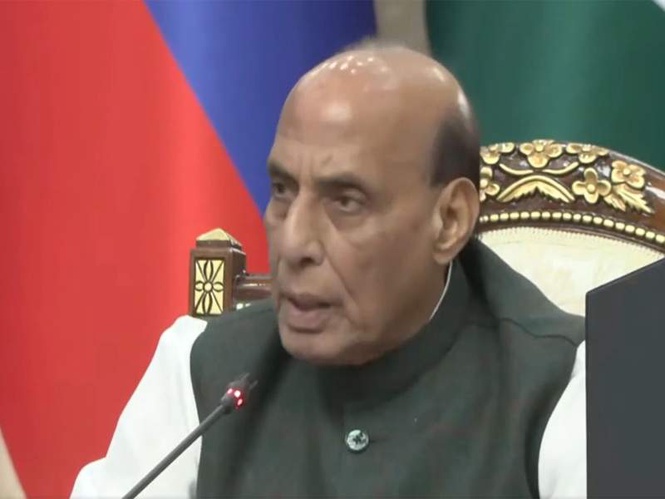 Image from: "Not an era of war": Defence Minister Rajnath Singh advocates for peace at SCO meeting