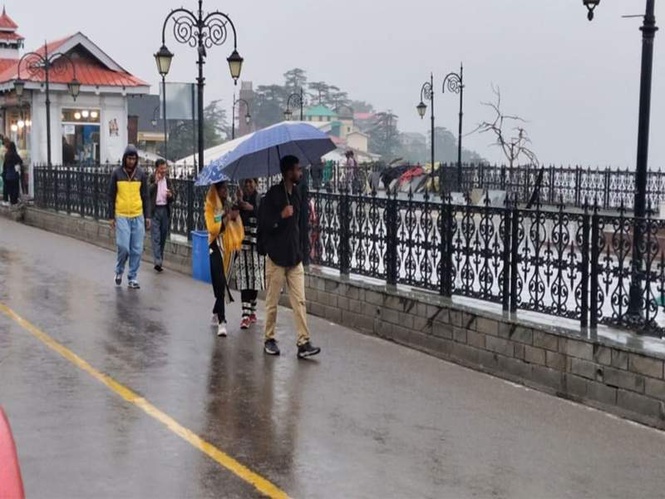 Image from: Himachal Pradesh: Rain brings respite in Shimla; tourist influx rises as temperatures dip