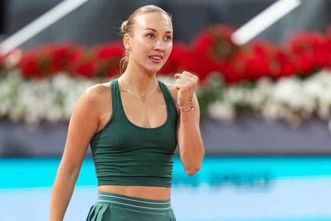 Image from: Anastasia Potapova opens up on ‘finger-breaking’ backhand in win over Elena Rybakina