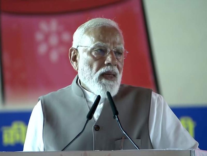 Image from: "Parivarvadi" parties afraid of women in Parliament: PM Modi targets opposition, vows reservation implementation