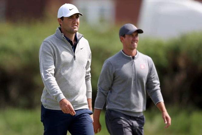 Image from: Adam Scott shares what he noticed about Scottie Scheffler in practice round at Augusta before The Masters