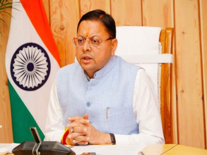 Image from: Uttarakhand CM Dhami greenlights infrastructure, disaster relief funds; ₹13 crore sanctioned for each district