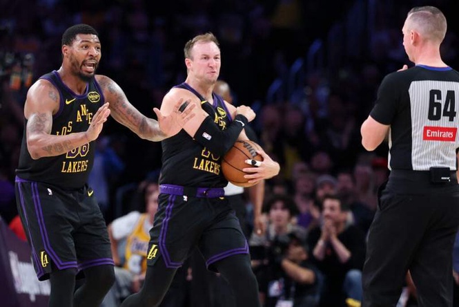 Image from: LA Lakers’ Game 1 hero vs. Houston Rockets reacts to $25,000 fine