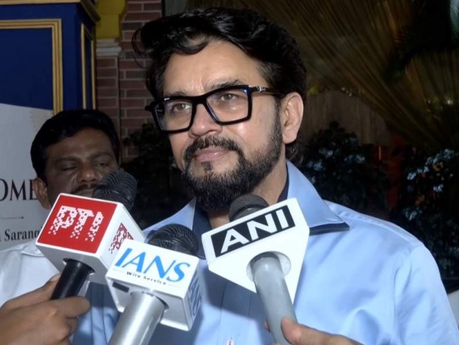 Image from: "Public will not forgive TMC for misrule": Anurag Thakur expresses confidence in BJP victory in Bengal