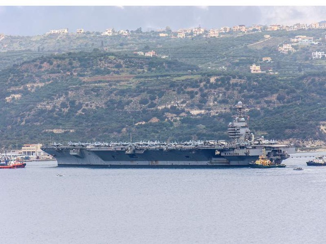 Image from: US aircraft carrier likely to exit Middle East as Iran talks stagnate: Report