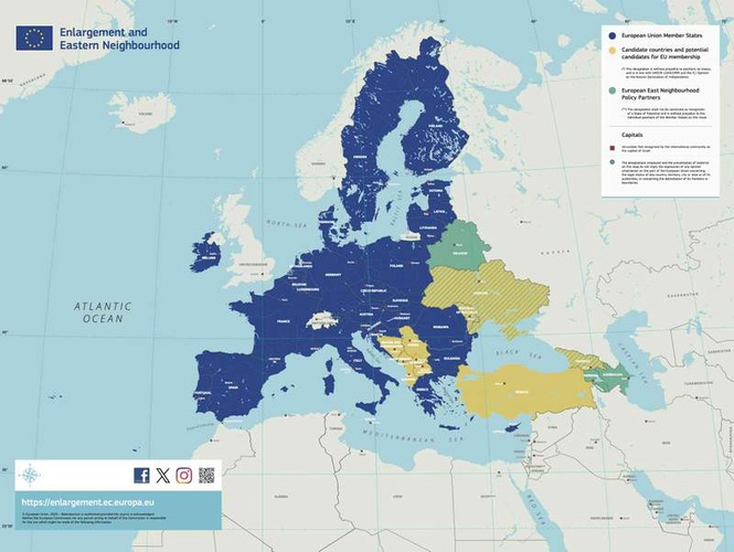 Image from: EU enlargement is often deeply political – as Ukraine and Montenegro show