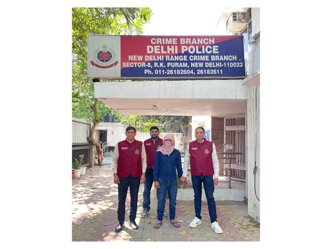 Image from: Proclaimed offender in minor assault case arrested by Delhi police