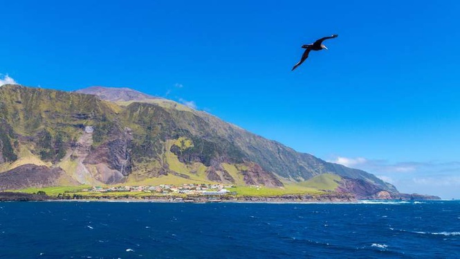 Image from: This volcanic island with just 200 inhabitants is the most isolated place on Earth