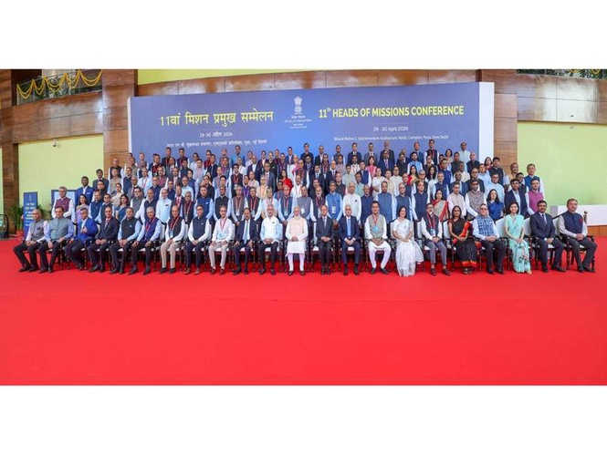 Image from: PM Modi attends 11th Heads of Missions Conference, emphasises India's global engagement, strategic partnerships