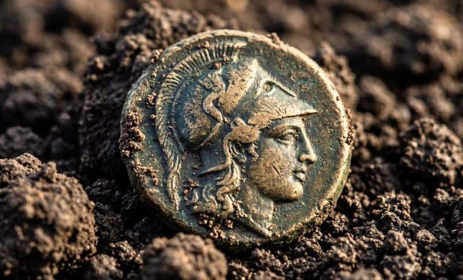 Image from: A 13-Year-Old Boy Found a Bronze Coin in the Dirt. It Turned Out to Be Berlin’s First Ancient Greek Treasure