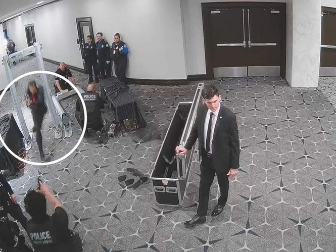 Image from: US Attorney releases new footage of suspect in White House correspondents' dinner attack